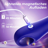 Dildo Vibrator — 10 Modes, G-Spot, Clitoris & Pelvic Floor Trainer, Quiet