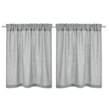 Natural Farmhouse Cafe Tier Curtains, 2 Panels