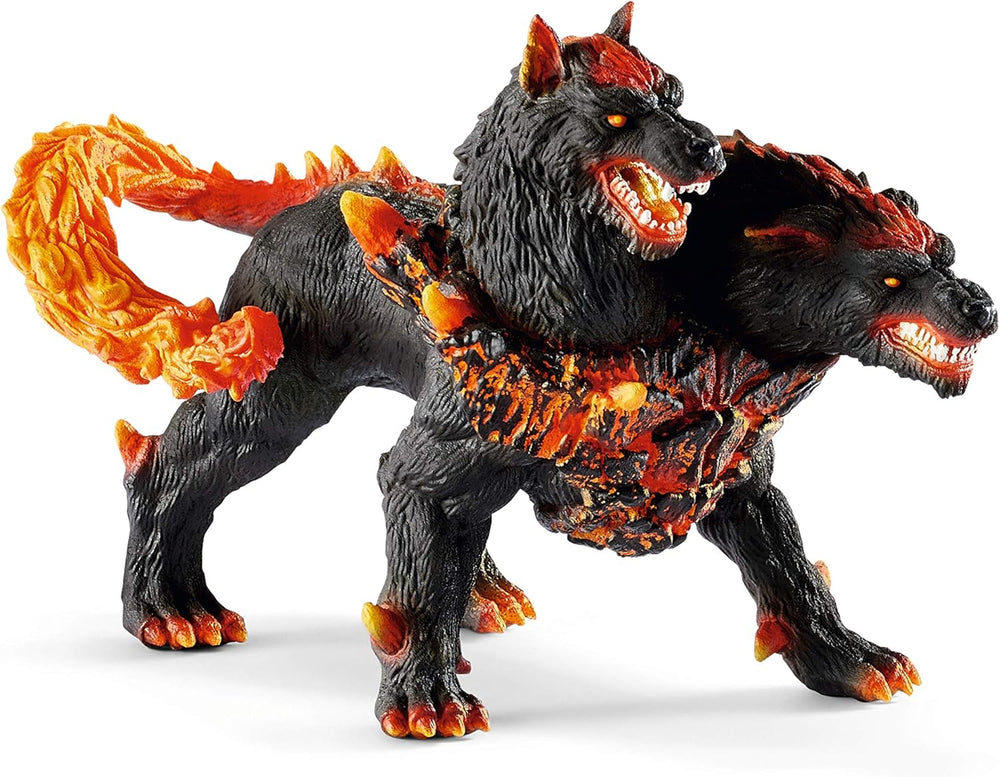 Schleich Hellhound lava detail close-up
