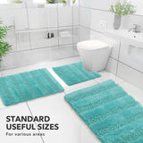 Quick Dry Plush Bathroom Rug