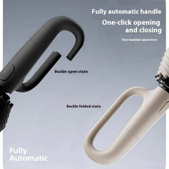 84-Bone Ring Buckle Umbrella | Windproof Reinforced Frame with Water-Repellent Canopy