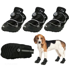 PawShield Dog Boots | Waterproof Anti-Slip Protective Shoes for Dogs