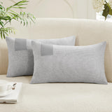Saddle Brown Lumbar Pillow Covers, 2PCS