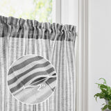Natural Farmhouse Cafe Tier Curtains, 2 Panels
