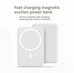 MagPocket Power Bank | 5000mAh MagSafe Compatible Wireless Magnetic Charger