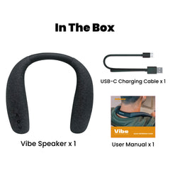 Vibe Bluetooth Neckband Speaker - 360° Sound & Gaming Audio