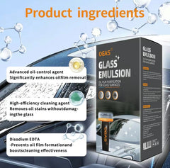 AutoView Windshield Oil Film Remover | Professional Glass Cleaner & Rain Repellent Prep