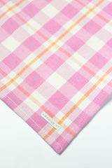 Archive NY Abigail Plaid Runner in Bubblegum