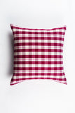 Abigail Cranberry Plaid Pillows