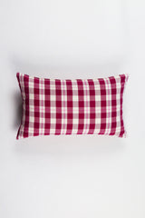 Abigail Cranberry Plaid Pillows