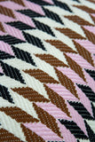 Almolonga 70s Dream Pillow - Pink & Brown 20" x 20"
