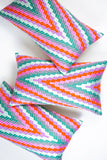 Almolonga Zig Zag Pillow - Orange Multi
