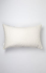 Vintage Green and Peach Ikat Pillow