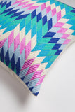 Almolonga Diamond Pillow - Blue Multi