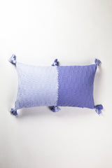 Antigua Pillow - Pink / Periwinkle Colorblocked