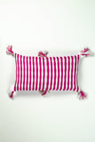 Antigua Pillow - Medium Blue / Fuchsia
