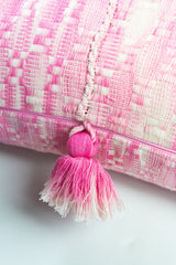 Antigua Pillow- Naturally Dyed Faded Pink
