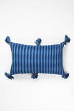 Antigua Pillow - Natural Indigo