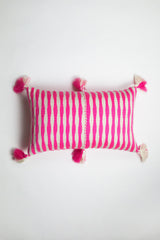 Antigua Pillow - Neon Pink and Yellow