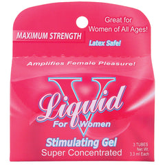 Liquid V For Women Stimulating Gel 0.33oz – 3 Pack