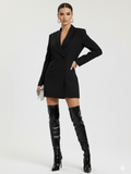 Black And White Women's Suit Jacket, Wall Street, BYMANYC New York.