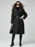 Black Down Coat For Women, SoHo, BYMANYC New York.
