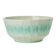 Ceramic Salad Bowl - Aqua