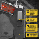 The Ultimate Suede Leather IWB Holster - Fits All 1911's - Lifetime Warranty - Made in USA