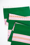 Cantel Runner - Grass & Pink