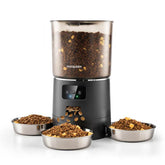 Smart 3-Bowl WiFi Multi-Pet Feeding System | 6L Capacity · Individual Portion Control · 2-Way Audio