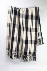 Cecilia Striped Cotton Throw Blanket