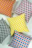 Sujani Pillow - Black & White Checkered Pillow