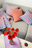 Sujani Pillow - Yellow & Pink Checkered