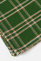 Chiapas Plaid Forest Green Table Runner