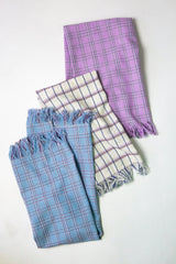 San Lucas Plaid White Kitchen Towel