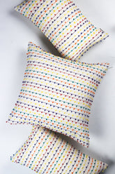 Vintage Rainbow Nubby Pillow