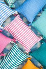Antigua Pillow - Sky Blue Solid