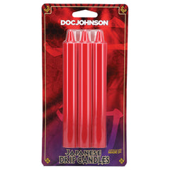 Japanese Drip Candles-Red 3PK