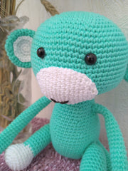Crochet Monkey Curtain Holder - Cute & Cozy Nursery Decor