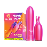 Durex 2’si 1 Arada Vibratör ve Uyarıcı Başlık – 7 Farklı Titreşim Modu ile Su Geçirmez!