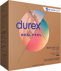 Durex Avanti Bare Real Feel – Non-Latex, Lubricated Condoms, 36 Count