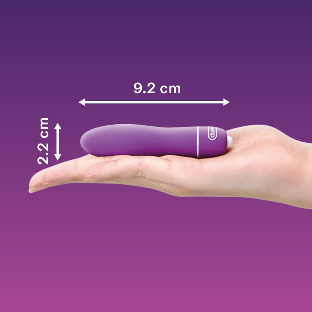 Durex Vibrating Bullet – Soft & Velvety Texture, Whisper-Quiet Operation
