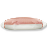 Rose Gold Pink Silk Pillow Sleeve.