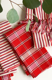 Elina Striped Dinner Napkin Set