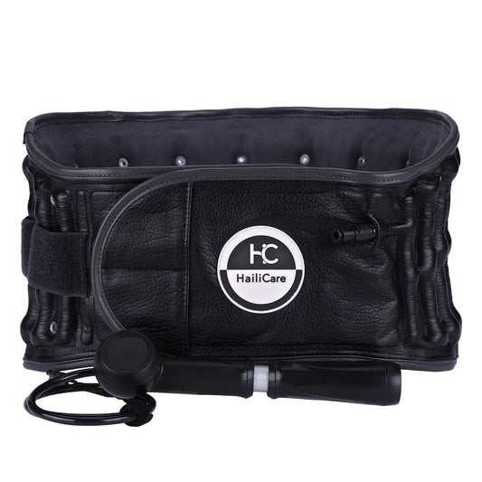 HailiCare Inflatable Lumbar Traction Belt | Hot Moxibustion & Magnetic Therapy Waist Support