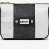 Handbag BYMANYC ® New York – Couture Vegan Vertical Band in Midnight Gold