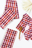 Noel Plaid Dinner Napkin Set