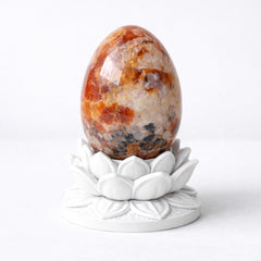 White Lotus Crystal Egg Stand – Choose Your Egg