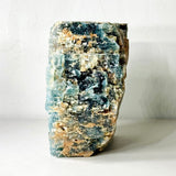 Aquamarine Specimen, 13.9 lbs XL Hexagonal Crystal with Frosty Blue Texture & Natural Inclusions