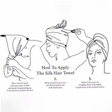 Magic Hair Towel Turban - 100% RAW Silk